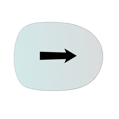 Miroir De Rechange côté DROIT pur Honda Civic VIII (FN,FK) depuis 2005-2011 GALLO RETROVISORI