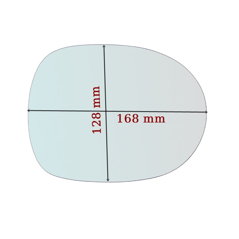 Vitre rétroviseur côté GAUCHE pur Honda Civic VIII (FN,FK) depuis 2005-2011 GALLO RETROVISORI