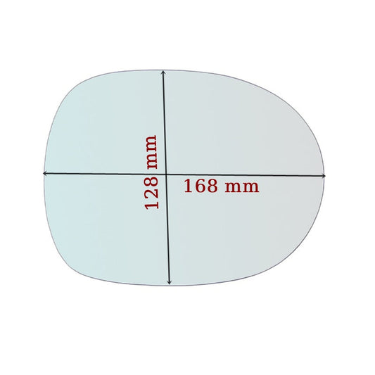 Vitre rétroviseur côté GAUCHE pur Honda Civic VIII (FN,FK) depuis 2005-2011 GALLO RETROVISORI