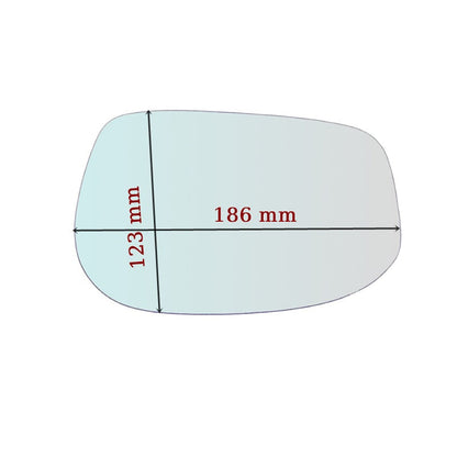 Vitre rétroviseur côté GAUCHE pur Insight II 2009-2015 - www.glass-europa.com