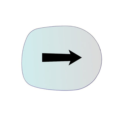 Vitre rétroviseur côté DROIT Moto Piaggio COSA - www.glass-europa.com