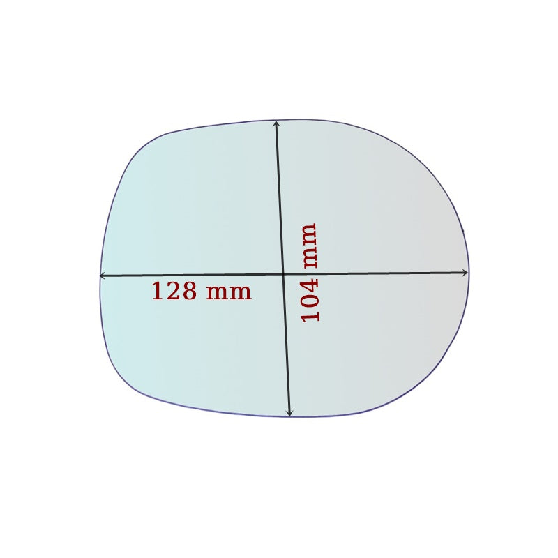Vitre rétroviseur côté DROIT Moto Piaggio COSA - www.glass-europa.com