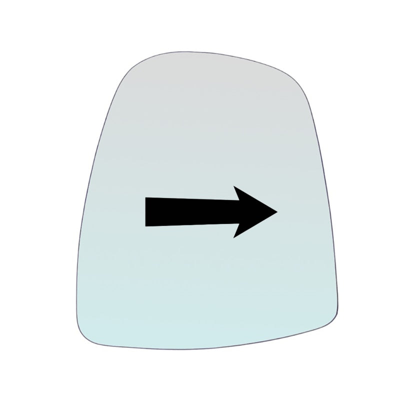 Vitre rétroviseur côté DROITE pur Nissan Primastar (X83) 2002-2013 - www.glass-europa.com