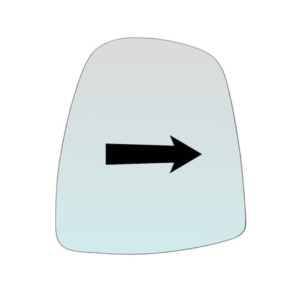 Vitre rétroviseur côté DROITE pur Nissan Primastar (X83) 2002-2013 - www.glass-europa.com