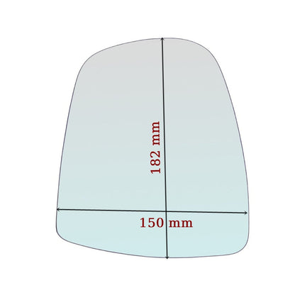 Vitre rétroviseur côté DROITE pur Nissan Primastar (X83) 2002-2013 - www.glass-europa.com