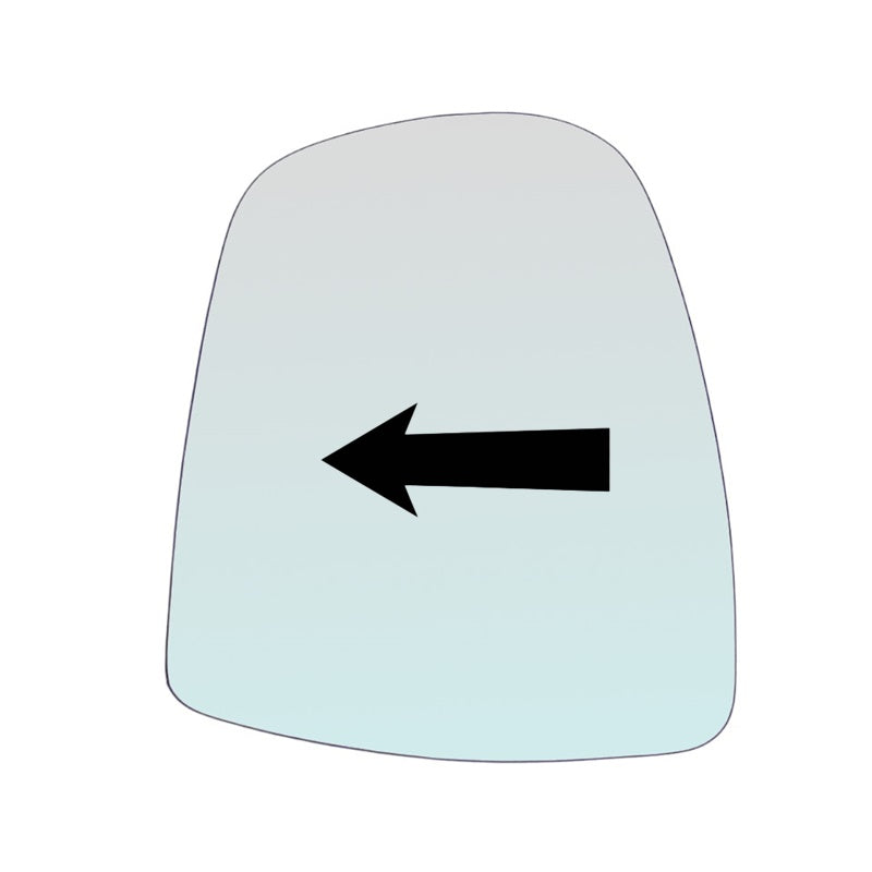 Vitre rétroviseur côté GAUCHE pur Renault Trafic II (JL) 2001-2010 - www.glass-europa.com