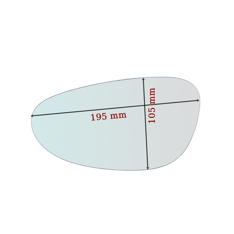 Vitre Miroir Asphérique DROIT Pur Porsche 911 (996) depuis 2003-2005 - MIROIRS-AUTO2004