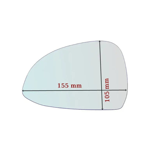 Vitre rétroviseur côté DROIT pur Porsche 911 (991) depuis 2011> - MIROIRS-AUTO2004