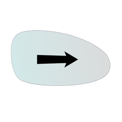 Miroir De Rechange côté DROIT pur Porsche Carrera GT (980) depuis 2003-2006 GALLO RETROVISORI