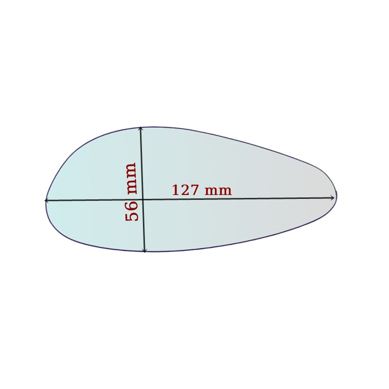 Vitre rétroviseur côté DROIT Moto Yamaha R6 - www.glass-europa.com
