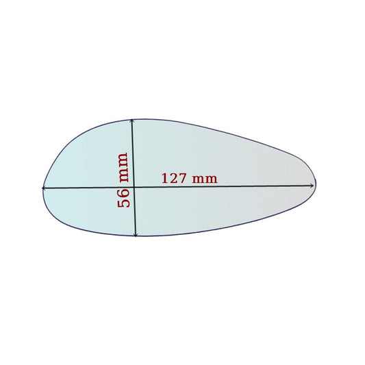 Vitre rétroviseur côté DROIT Moto Yamaha R6 - www.glass-europa.com