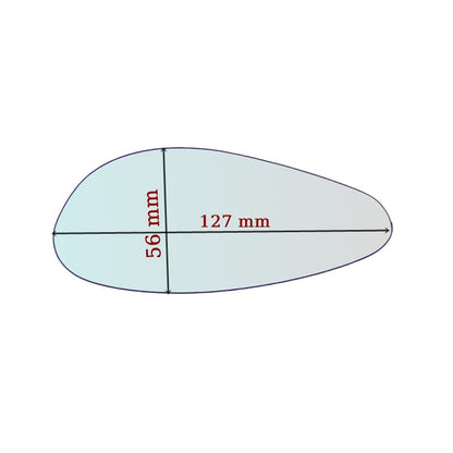 Vitre rétroviseur côté DROIT Moto Yamaha R6 - www.glass-europa.com