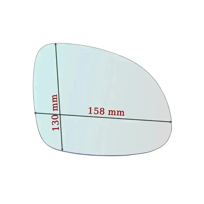 Vitre rétroviseur côté DROIT pur Volkswagen Tiguan (5N) 2007-2016 - MIROIRS-AUTO2004