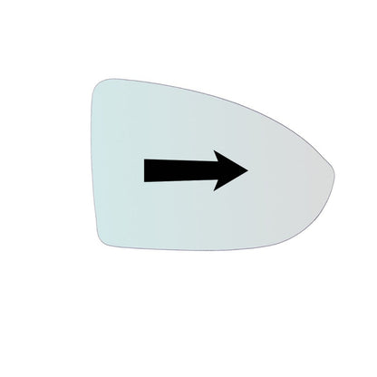 Vitre Miroir Asphérique DROIT Pur Volkswagen Golf VII depuis 2012> GALLO RETROVISORI