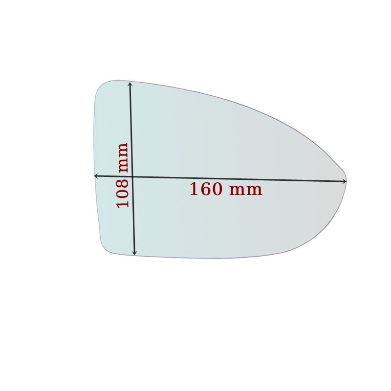 Vitre Miroir Asphérique DROIT Pur Volkswagen Golf VII depuis 2012> GALLO RETROVISORI