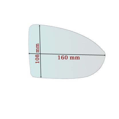 Vitre Miroir Asphérique DROIT Pur Volkswagen Golf VII depuis 2012> GALLO RETROVISORI
