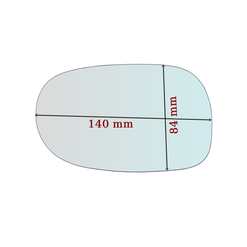 Vitre rétroviseur côté DROITE Moto Yamaha R6 2000> - www.glass-europa.com