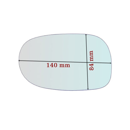 Vitre rétroviseur côté DROITE Moto Yamaha R6 2000> - www.glass-europa.com