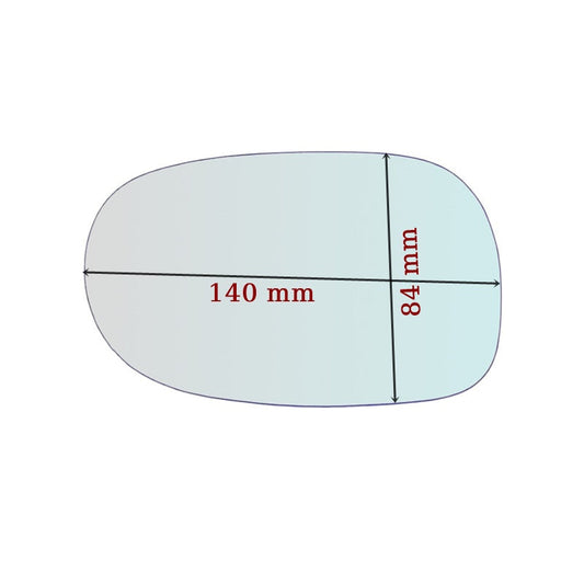 Vitre rétroviseur côté DROITE Moto Yamaha R6 2000> - www.glass-europa.com