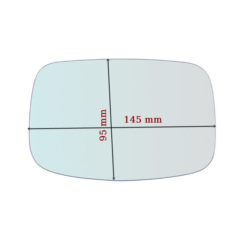 Vitre rétroviseur côté GAUCHE pur Ford Puma (EC) depuis 1997-2002 GALLO RETROVISORI