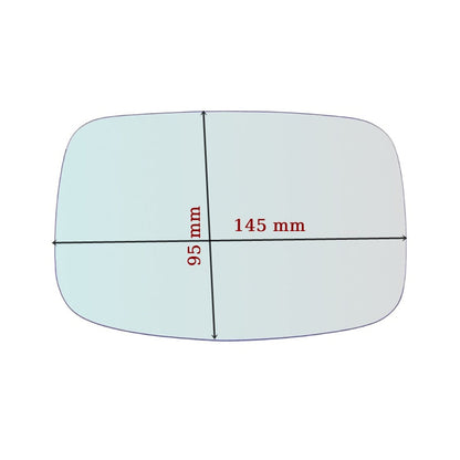 Vitre rétroviseur côté GAUCHE pur Ford Puma (EC) depuis 1997-2002 GALLO RETROVISORI