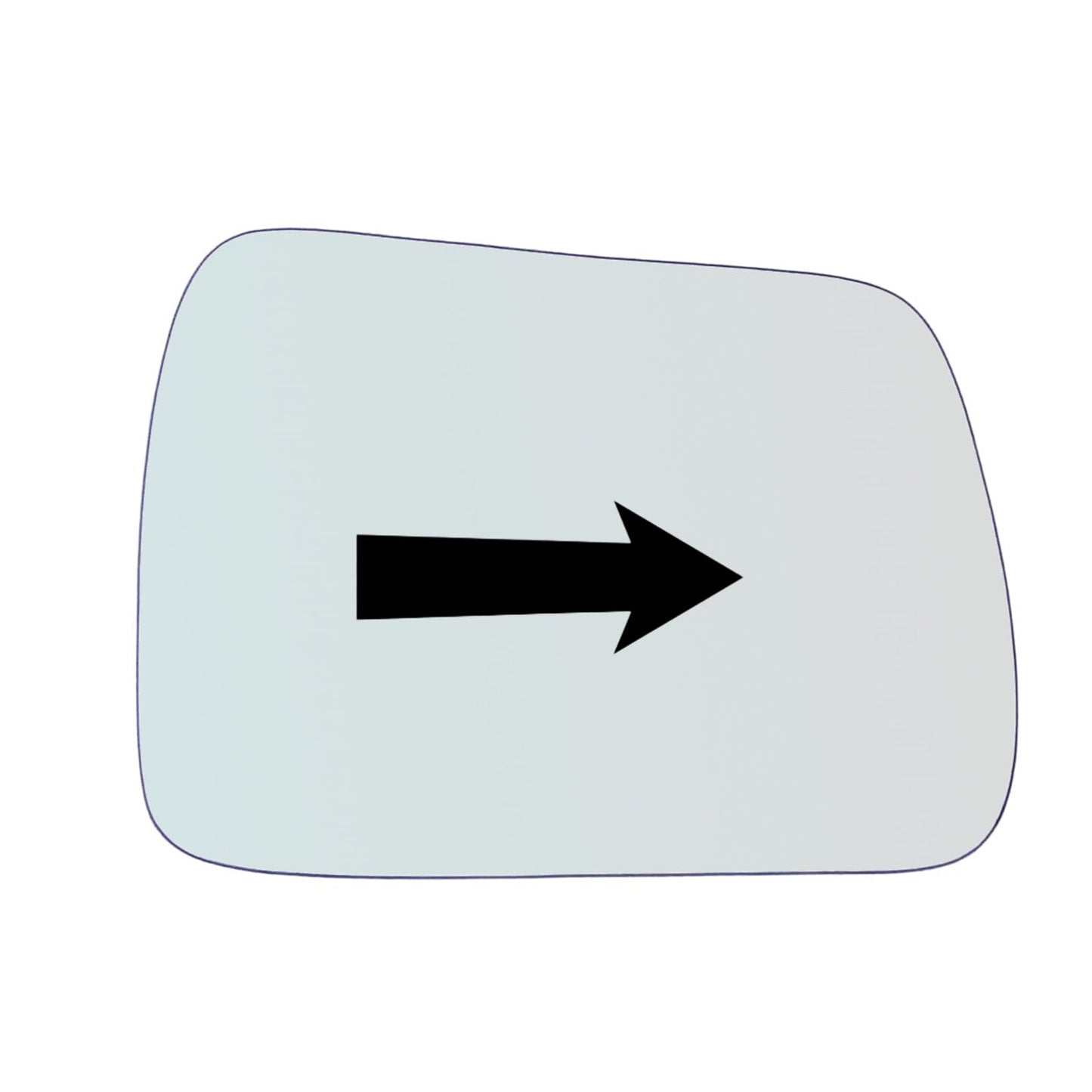 Vitre rétroviseur côté DROIT pur Jeep Cherokee II (XJ) depuis 1994-1998 GALLO RETROVISORI