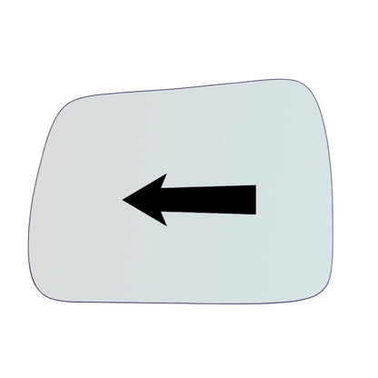 Vitre rétroviseur côté GAUCHE pur Jeep Cherokee II (XJ) depuis 1994-1998 GALLO RETROVISORI