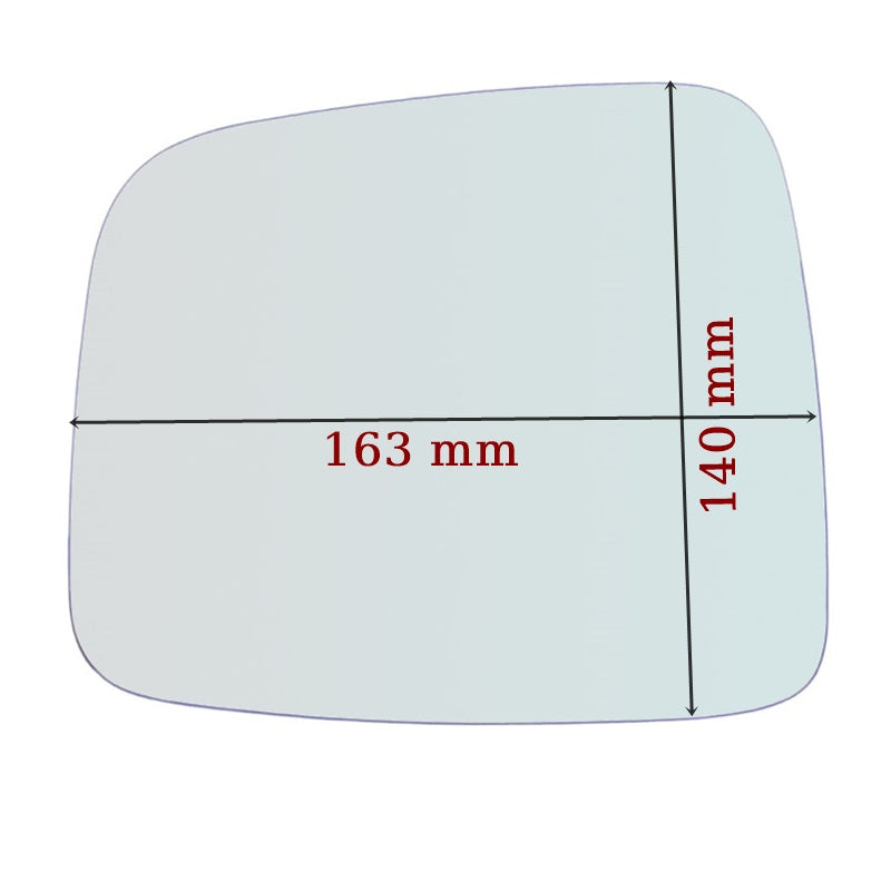 Vitre rétroviseur côté GAUCHE pur Jeep Cherokee III (KJ) depuis 2001-2008 GALLO RETROVISORI