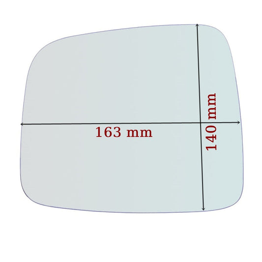 Vitre rétroviseur côté GAUCHE pur Jeep Cherokee III (KJ) depuis 2001-2008 GALLO RETROVISORI