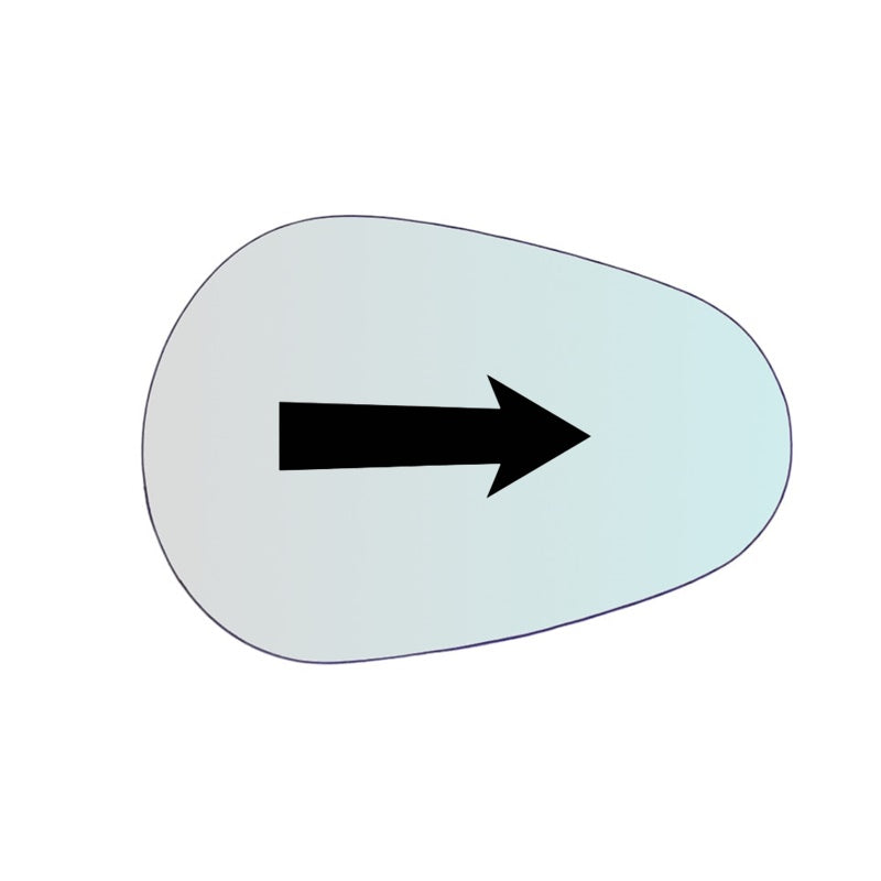 Vitre rétroviseur côté DROIT Moto Kawasaky Strad 1000 - www.glass-europa.com