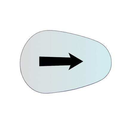 Vitre rétroviseur côté DROIT Moto Kawasaky Strad 1000 - www.glass-europa.com