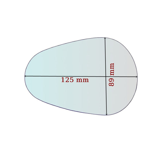 Vitre rétroviseur côté DROIT Moto Kawasaky Strad 1000 - www.glass-europa.com