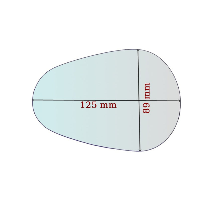Vitre rétroviseur côté DROIT Moto Kawasaky Strad 1000 - www.glass-europa.com
