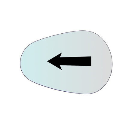 Vitre rétroviseur côté GAUCHE Moto Kawasaky Strad 1000 - www.glass-europa.com