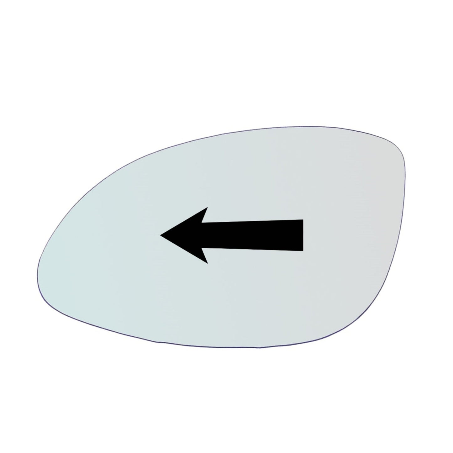 Vitre rétroviseur côté GAUCHE pur Opel Vectra B (J96) depuis 1995-2004 GALLO RETROVISORI