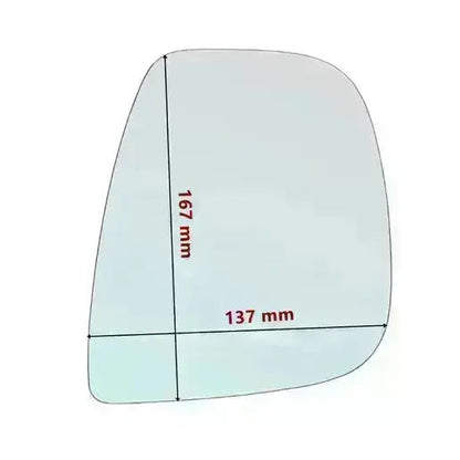 Vitre rétroviseur côté GAUCHE pur Fiat Doblo III depuis 2019> GALLO RETROVISORI