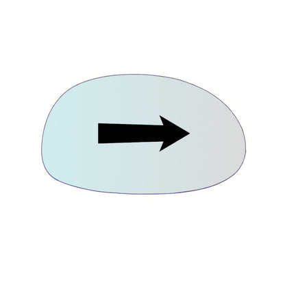 Vitre rétroviseur côté DROITE Moto Kymco BET/WIN - www.glass-europa.com