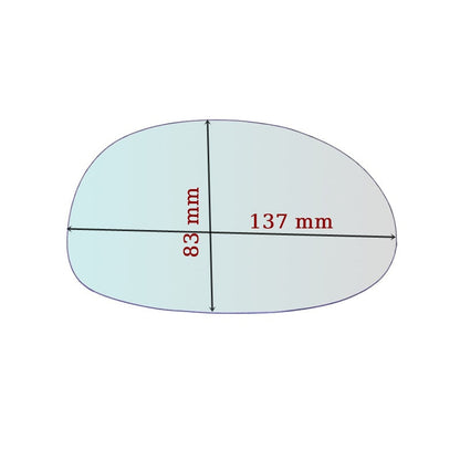 Vitre rétroviseur côté DROITE Moto Kymco BET/WIN - www.glass-europa.com