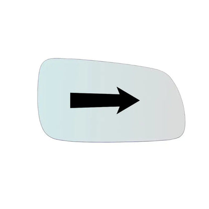 Vitre rétroviseur côté DROIT pur Volkswagen Sharan I (7M8) depuis 1999-2003 - MIROIRS-AUTO2004