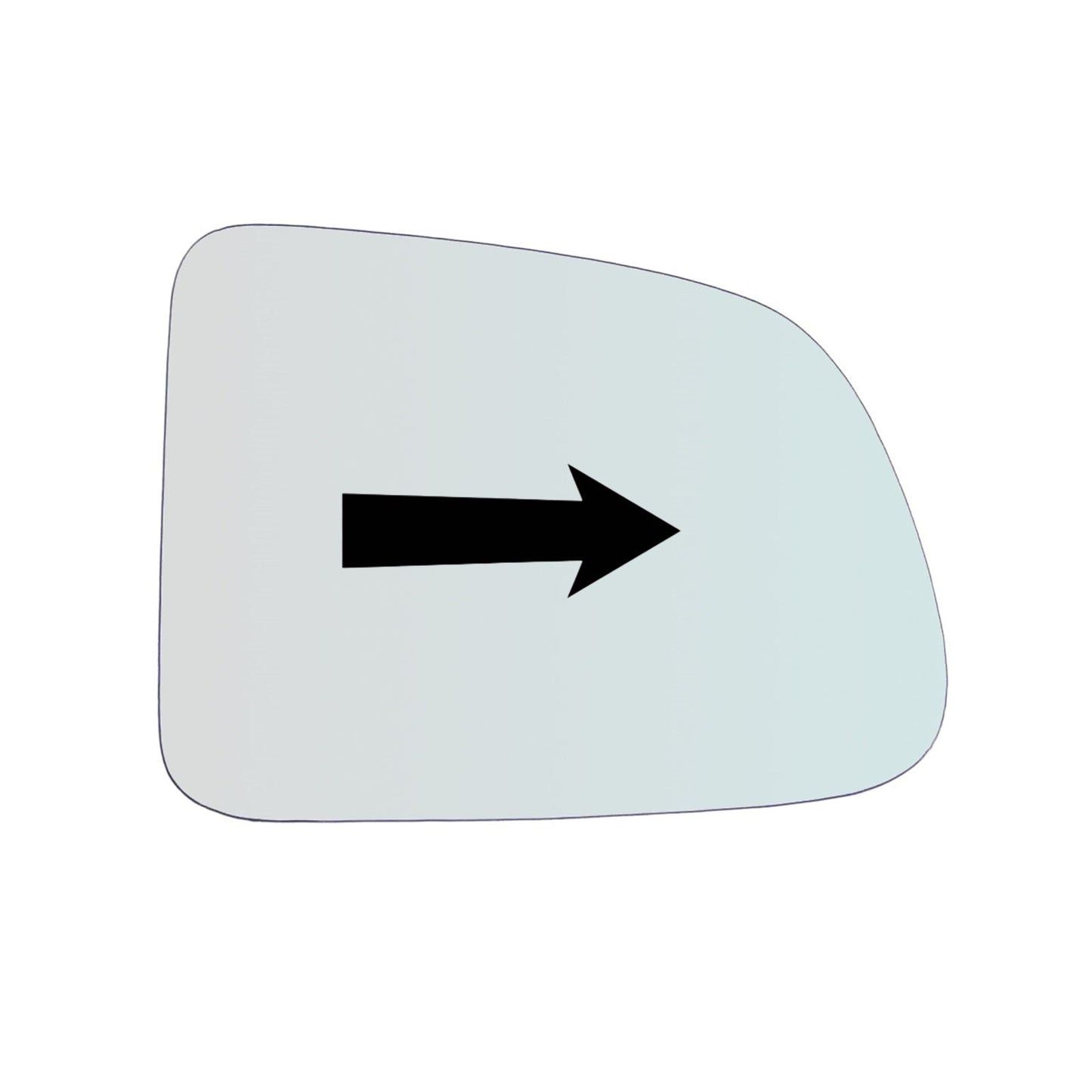 Vitre rétroviseur côté DROIT pur Suzuki Vitara I (TA) depuis 1988-1993 GALLO RETROVISORI