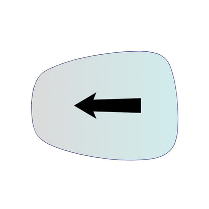 Vitre rétroviseur côté GAUCHE Moto Triumph Thruxton Boneville - www.glass-europa.com