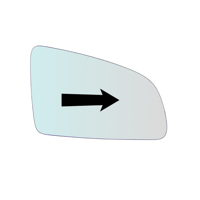 Vitre rétroviseur côté DROITE pur Audi A4 III 2004-2008 - www.glass-europa.com