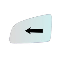Vitre rétroviseur côté GAUCHE pur Audi A6 III (4F) 2004-2008 - www.glass-europa.com