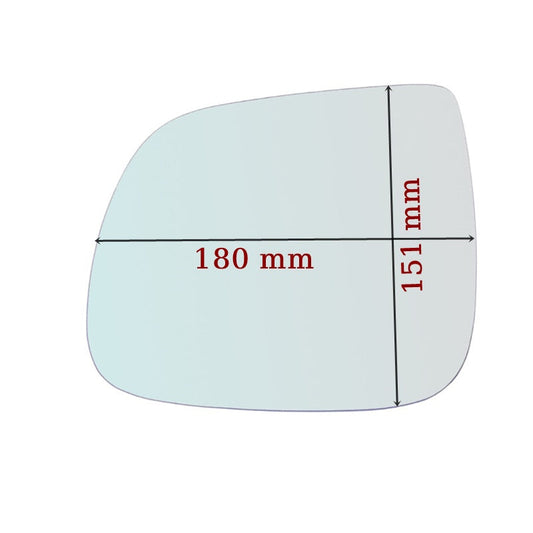 Vitre rétroviseur côté GAUCHE pur Audi Q5 I (8RB) depuis 2008-2017 GALLO RETROVISORI