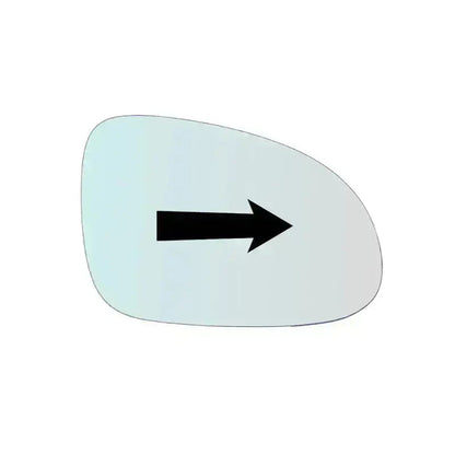 Vitre rétroviseur côté DROIT pur Volkswagen Sharan I (7M8) 2003-2009 - MIROIRS-AUTO2004