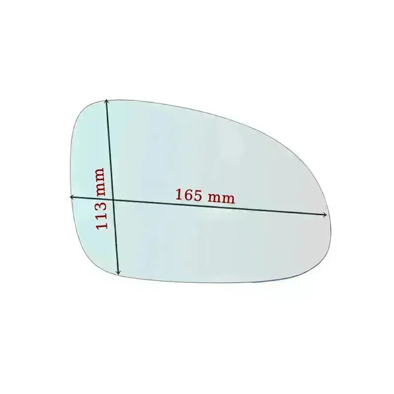 Vitre rétroviseur côté DROIT pur Volkswagen Sharan I (7M8) 2003-2009 - MIROIRS-AUTO2004