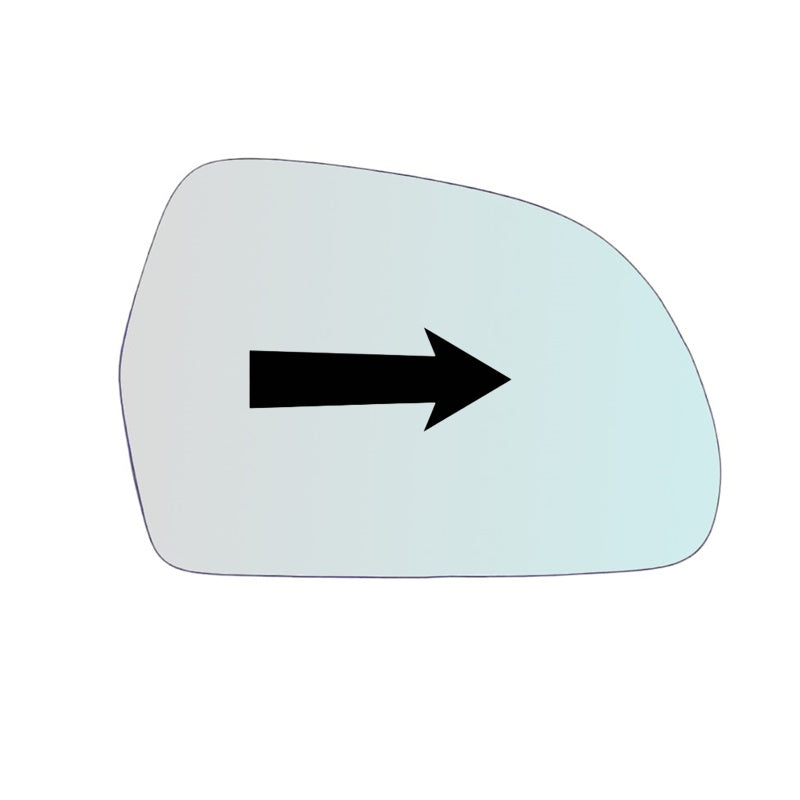 Vitre rétroviseur côté DROITE pur Audi A4 IV (8K) 2007-2009 - www.glass-europa.com