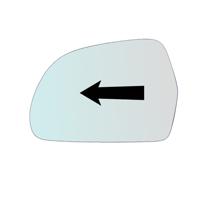 Vitre rétroviseur côté GAUCHE pur Audi A6 III (4F) 2008-2011 - www.glass-europa.com