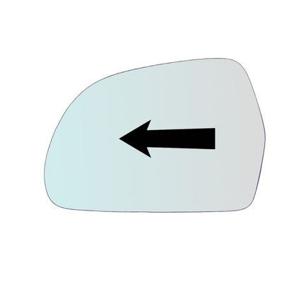 Vitre rétroviseur côté GAUCHE pur Audi A6 III (4F) 2008-2011 - www.glass-europa.com