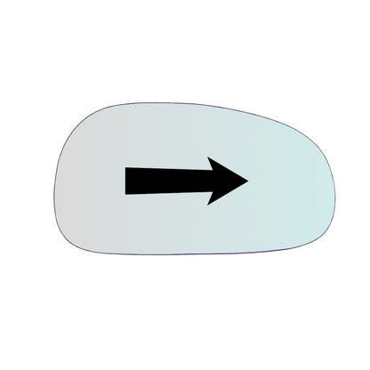 Miroir De Rechange côté DROIT pur Seat Leon II (1P) depuis 2005-2009 - MIROIRS-AUTO2004